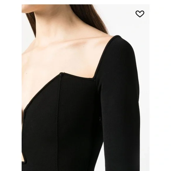 Roland Mouret pencil v neck dress gown small - Picture 2 of 3